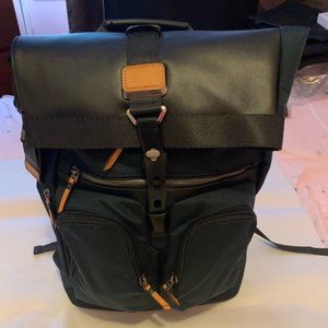 TUMI alpha bravo-Navy London Roll Top Backpack